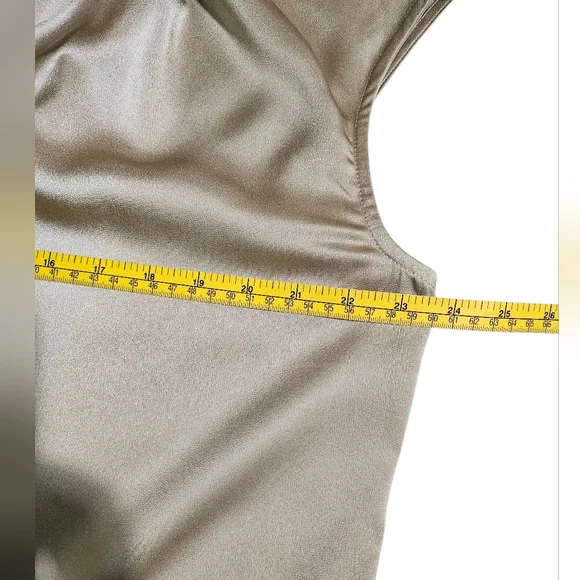 MOTF Gold Cap Sleeve Tank Blouse XL - Picture 5 of 8